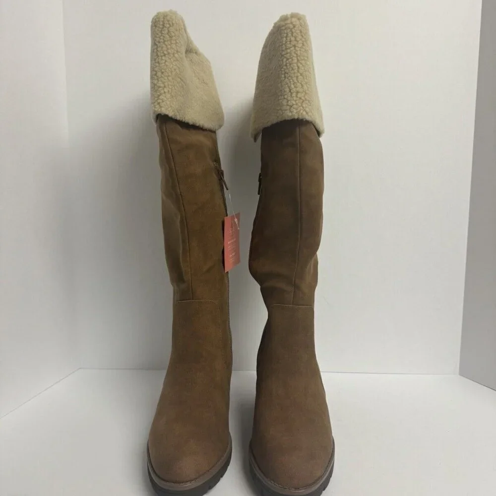 Naturalizer Womens My Fave Knee High Boot Brown 8.5 M